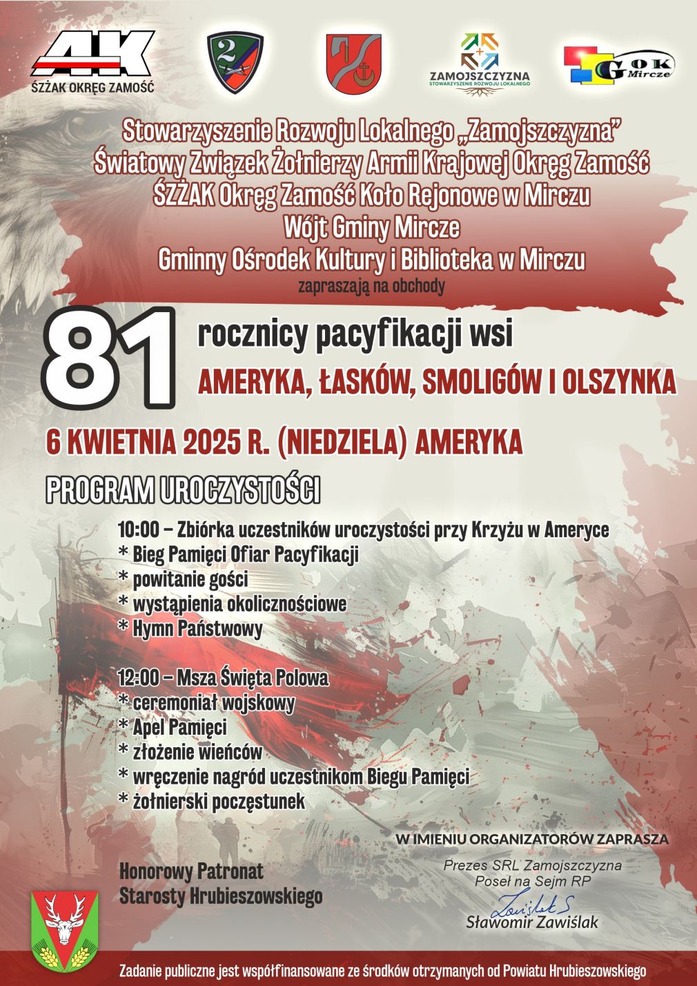 Plakat, materiał nadesłany