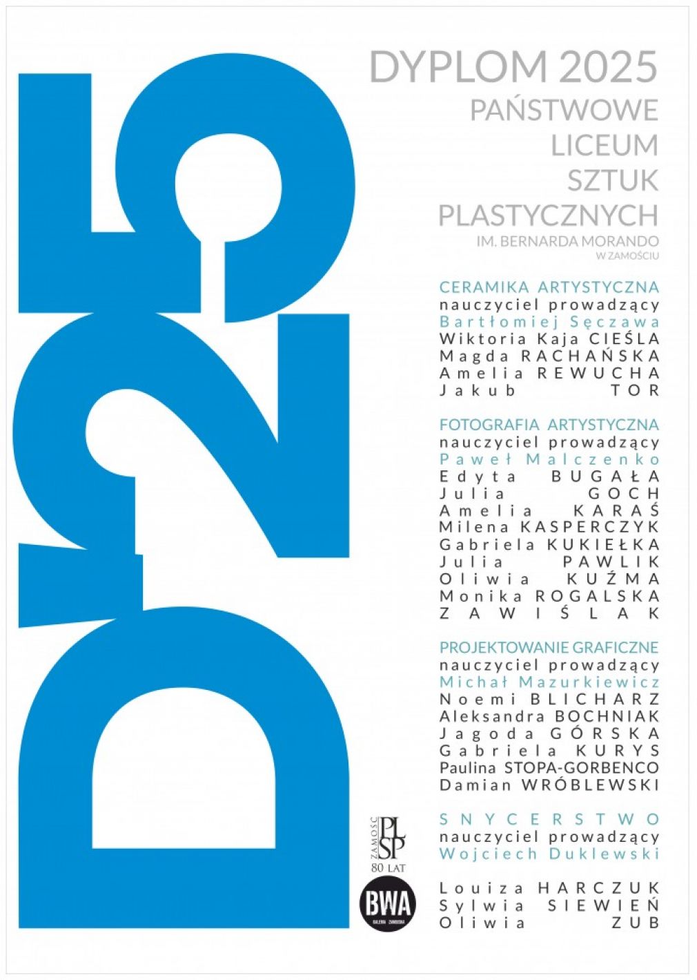 Plakat, materiał nadesłany